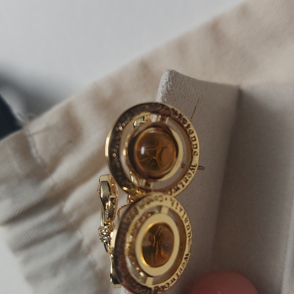 Vivienne Westwood  Gold Bow and Orb Earrings - Picture 7 of 7